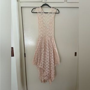 ISO FREE PEOPLE LACE MAXI DRESS/ slip